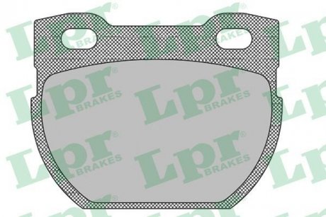 Гальмівні колодки, дискове гальмо (набір) LPR 05P1441