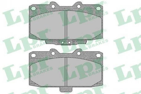 Фото автозапчастини комплект гальмівних колодок передніх SUBARU IMPREZA 2.0/2.5 03.94-12.08 LPR 05P1453