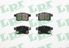 Фото автозапчасти комплект тормозных колодок задний ACURA TSX; HONDA ACCORD IX, ACCORD VIII, CIVIC III, CIVIC IV 1.5-3.5 03.86- LPR 05P1569 (фото 1)