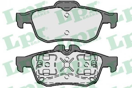 Фото автозапчасти комплект тормозных колодок задний NISSAN PRIMERA; RENAULT LATITUDE 1.6-3.0D 12.01- LPR 05P1761