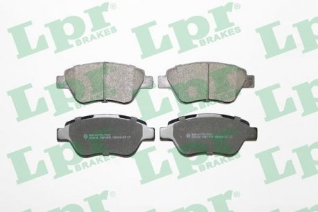 Комплект тормозных колодок передняя FIAT IDEA; LANCIA MUSA 1.2-1.4LPG 01.04- LPR 05P1878
