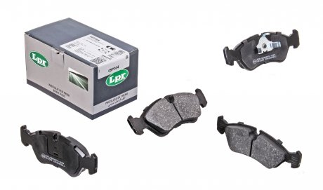 Колодки тормозные дисковые OPEL VECTRA A 88-95, VECTRA B 95-03 передн. (пр-во) LPR 05P304 (фото 1)