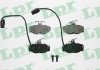 Фото автозапчасти комплект тормозных колодок задний FORD SCORPIO I, SIERRA 1.8-2.9 09.86-12.94 LPR 05P987 (фото 1)