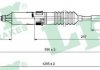 Фото автозапчастини трос зчеплення (1295мм/960мм) Volkswagen PASSAT B3/B4 1.6-2.9 02.88-05.97 LPR C0135C (фото 1)