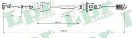 Фото автозапчастини linka gazu renault clio ii,kangoo LPR C0146A