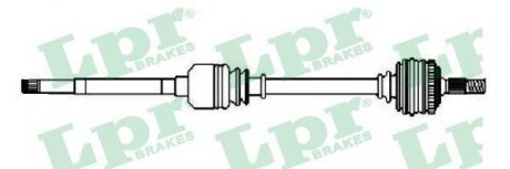 Фото автозапчасти привідний вал LPR DS15040