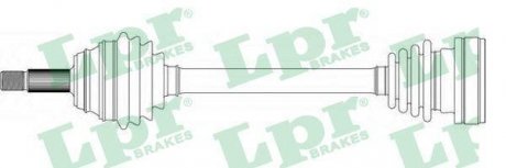 Фото автозапчасти привідний вал LPR DS51050