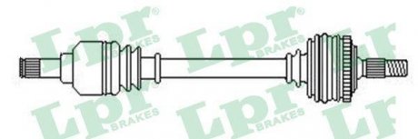 Фото автозапчасти привідний вал LPR DS52509