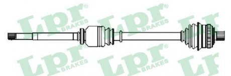 Фото автозапчасти привідний вал LPR DS52562