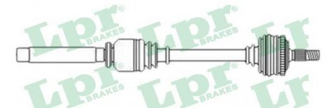 Фото автозапчастини привідний вал LPR DS52589