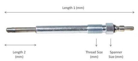 Фото автозапчастини свеча накала Toyota Land Cruiser 3.0-4.0 D 69-96 DIESEL LUCAS LP017