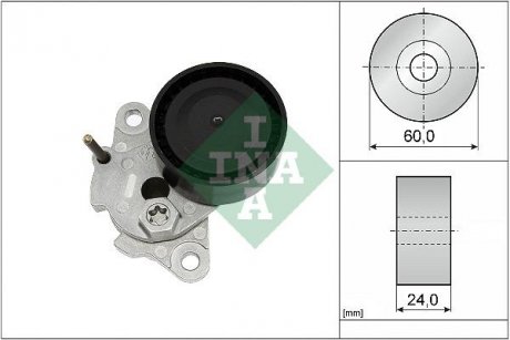 Фото автозапчасти натяжитель ремня генератора Volkswagen Passat B8, 1.8/2.0 TSI 15-, CJSC,CJSA,CXDA,CHHB, 132/162kw LuK 534 0510 10 (фото 1)