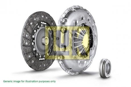 Фото автозапчастини комплект зчеплення BMW X5 (E53) 3.0d 03-06 (d=240mm) (+ вичавний) M57 D30 LuK 624 3172 00