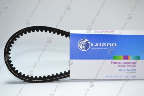 Ремень генератора 2101 -2107 (зубчатый) (L=938) LUZAR LB 0101 (фото 1)