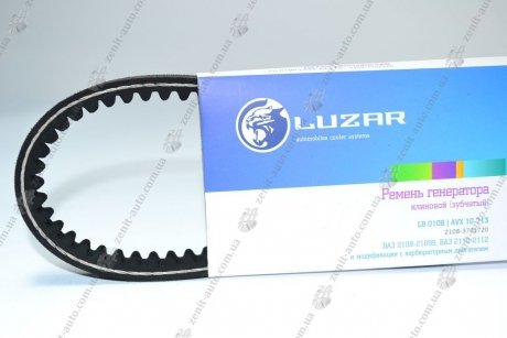 Ремень генератора 2108 /1102 (зубчатый) (L=713) LUZAR LB 0108 (фото 1)