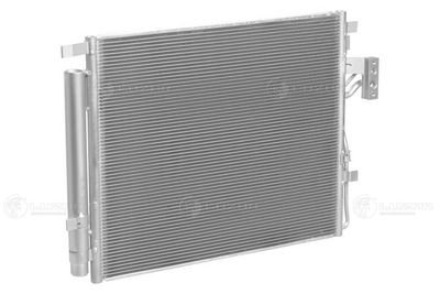 Радиатор кондиционера с ресивером Kia Sorento II (09-) 2.0D/2.2D LUZAR LRAC 0823