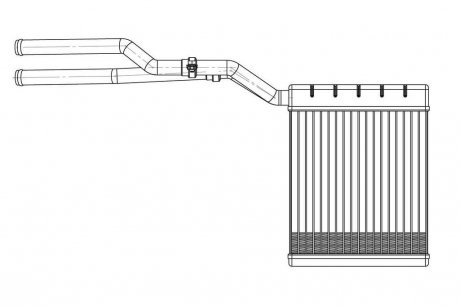Фото автозапчастини радіатор опалювача Ford Mondeo (07-) LUZAR LRh 1041