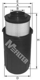 Фильтр воздушный (э-т) Merced 208-408D-210-410D M-FILTER A264 (фото 1)