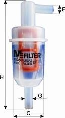 Фільтр палива M-FILTER DF11 (фото 1)