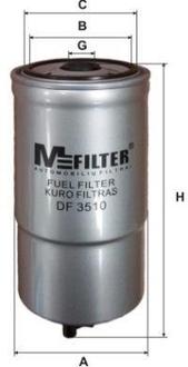Фильтр топливный (дизель) Iveco-Daily IV M-FILTER DF 3510 (фото 1)