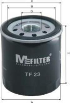 Фільтр масляний M-FILTER TF23 (фото 1)