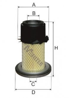 Фото автозапчасти повітряний фільтр M-FILTER A1064