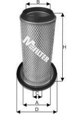 Фото автозапчасти повітряний фільтр M-FILTER A1070