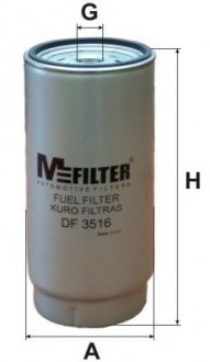 Фильтр топливный M-FILTER DF3516 (фото 1)