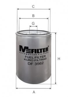 Фильтр топливный M-FILTER DF3562