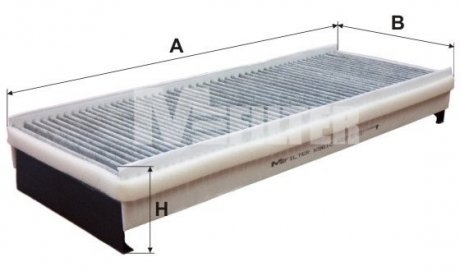 Фото автозапчасти фильтр салона MAN TGA-LMSX M-FILTER K961C