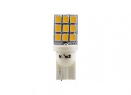 Лампочка Basic LED W5W (12 В, 1,3 Вт, тип гнезда: W2,1X9,5D, Белый; для авто без CAN-Bus) M-TECH LB021W