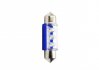 Лампочка Basic LED C5W (12 В, 0,37 Вт, тип гнізда: SV8,5-8, синя; для авто без CAN-Bus) M-TECH LB023B (фото 1)