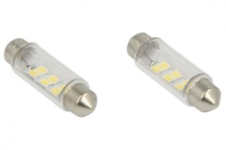 Фото автозапчастини лампочка Basic LED C5W (12 В, 1 Вт, тип гнізда: SV8,5-8, Білий; для авто без CAN-Bus) M-TECH LB091W