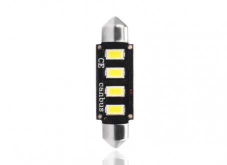 Фото автозапчастини лампочка Premium LED C5W (12 В, 2 Вт, тип гнізда: SV8,5-8, Білий; для авто із CAN-Bus) M-TECH LB335W