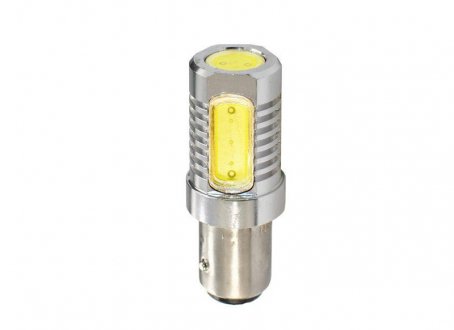 Лампочка Basic LED P21W (12 В, 6 Вт, тип гнезда: BA15S, Белый; для авто без CAN-Bus) M-TECH LBX501W (фото 1)