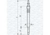 Фото автозапчастини свічка запалювання (ціна за 1шт) MERCEDES C (CL203), C T-MODEL (S202), C T-MODEL (S203), C (W202), C (W203), CLC (CL203), CLK (C209), E T-MODEL (S210), E T-MODEL (S211), E (VF210) 2.0D-4.0D 05.93- MAGNETI MARELLI 062900012304 (фото 1)