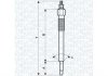Фото автозапчастини свічка накалу OPEL SIGNUM, VECTRA C, VECTRA C GTS; RENAULT ESPACE IV, VEL SATIS; SAAB 9-5 3.0D 07.01- MAGNETI MARELLI 062900075304 (фото 1)