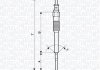 Фото автозапчастини свічка накалу SMART FORTWO 0.8D 08.09- MAGNETI MARELLI 062900136304 (фото 1)