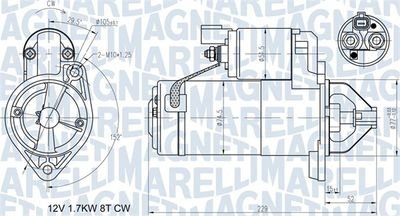 Фото автозапчастини стартер MAGNETI MARELLI 063721365010