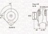 Фото автозапчастини генератор (14В, 90А) CITROEN BERLINGO, BERLINGO/MINIVAN, C5 I, EVASION, JUMPER, JUMPY, XANTIA, XSARA, XSARA PICASSO; FIAT DUCATO, SCUDO, ULYSSE; LANCIA ZETA; PEUGEOT 206, 306, 307, 406 1.1-2.2D 05.96- MAGNETI MARELLI 063731564010 (фото 1)