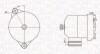 Фото автозапчастини alternator SKODA/SEAT FABIA 1.0/1.4, SETA AROSA 1.0 MAGNETI MARELLI 063731586010 (фото 1)