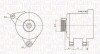 Фото автозапчастини генератор (12В, 70А) OPEL AGILA, ASTRA G, ASTRA H, ASTRA H GTC, COMBO, COMBO TOUR, CORSA B, CORSA C, MERIVA A, TIGRA 1.0-1.4LPG 11.96- MAGNETI MARELLI 063731747010 (фото 1)