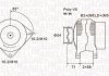 Фото автозапчасти генератор (14В, 120А) ALFA ROMEO 159; FIAT CROMA; OPEL ASTRA CLASSIC, ASTRA G, ASTRA H, ASTRA H GTC, MERIVA A, SIGNUM, VECTRA C, VECTRA C GTS, ZAFIRA B 1.6/1.6LPG/1.8 03.00- MAGNETI MARELLI 063731833010 (фото 1)