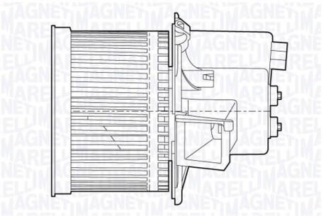 Фото автозапчастини электродвигатель, вентиляция салона MAGNETI MARELLI 069412655010