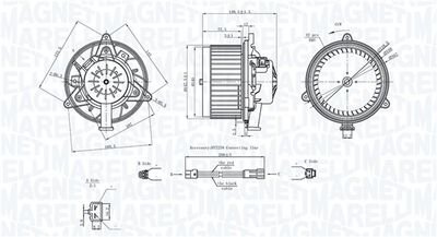 Моторчик пічки Opel Insignia 09- MAGNETI MARELLI 069412742010 (фото 1)