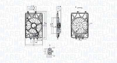 Фото автозапчастини вентилятор радіатора MAGNETI MARELLI 069422781010