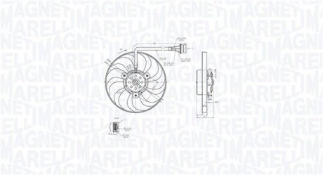Elektrowentylator chłodnicy VW GOLF IV 1.9 TDI MAGNETI MARELLI 069422876010