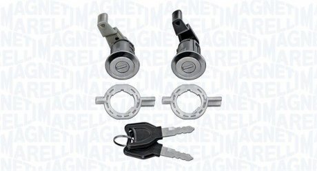 Комплект дверного замка RENAULT CLIO II 09.98- MAGNETI MARELLI 350105016300