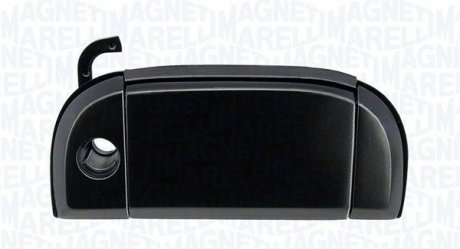 Ручка двери передняя правая (наружная, с отверстием для замка, черный) Volkswagen TRANSPORTER IV 1.8-2.8 07.90-06.03 MAGNETI MARELLI 350105028000