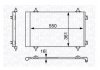 Фото автозапчастини радіатор кондиціонера (з осушувачем) CITROEN C8, JUMPY; FIAT SCUDO, ULYSSE; LANCIA PHEDRA; PEUGEOT 807, EXPERT, EXPERT TEPEE 1.6D/2.0D 07.02- MAGNETI MARELLI 350203710000 (фото 1)